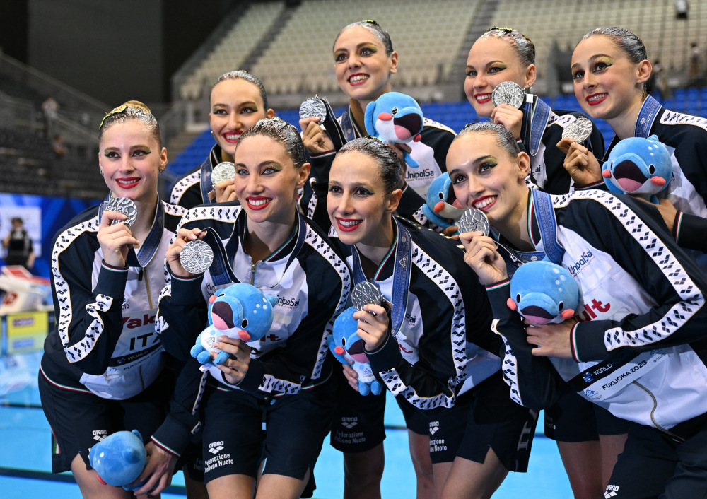 游泳世锦赛花样游泳集体技术自选赛况