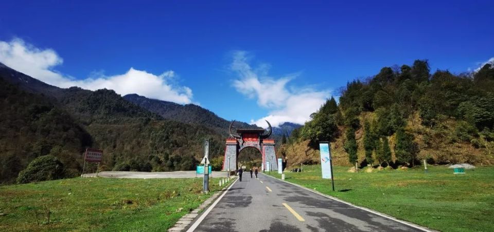 黑竹沟景区此时风景正好森林瀑布,高山草甸.