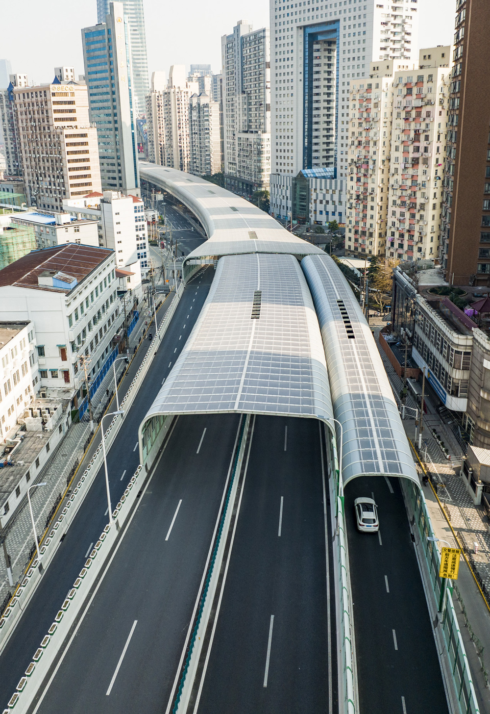 穿城而过·北横通道|由西向东,看北横沿线的上海城市风景