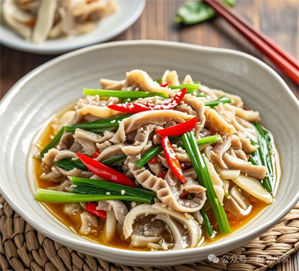 经典名肴——酸辣羊肚丝