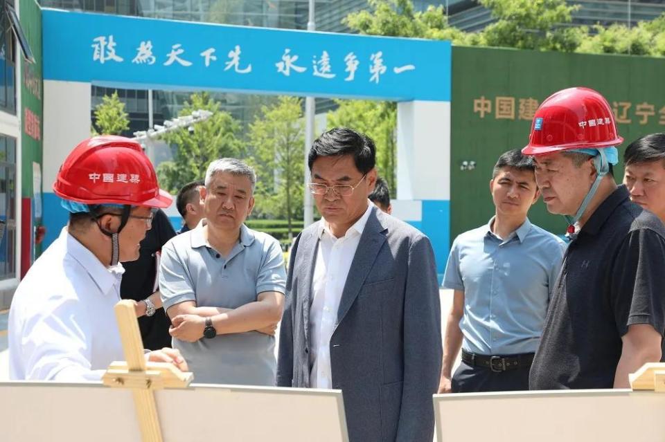沈河区委书记林宇航实地调研嘉里中心,华强金廊城市广场等重点项目