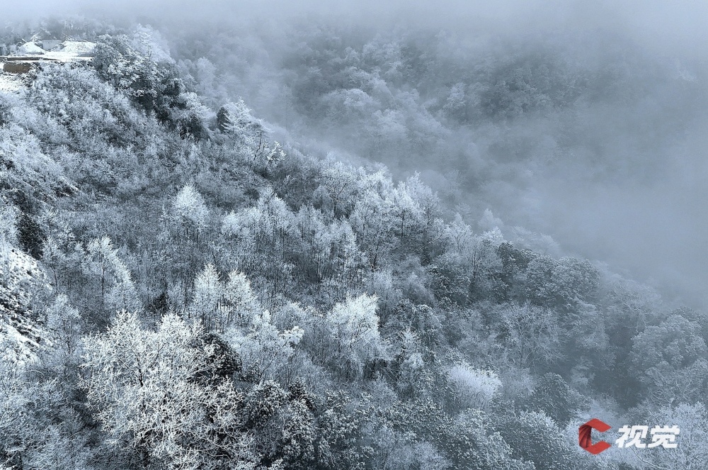 c视觉绵阳平武飞雪迎春到瑞雪兆丰年