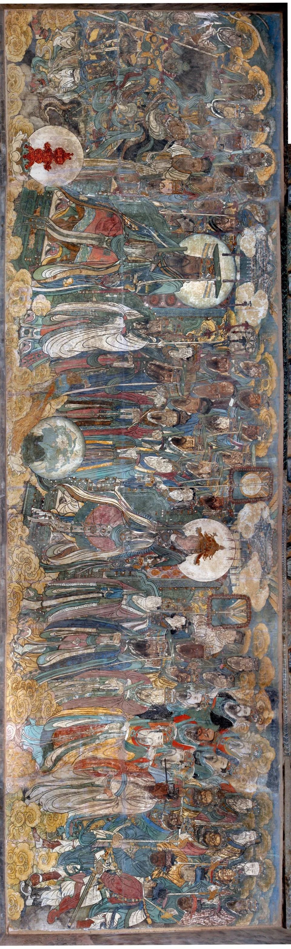 除了规模宏大的建筑群,永乐宫的大幅壁画也会让你倍感震撼!