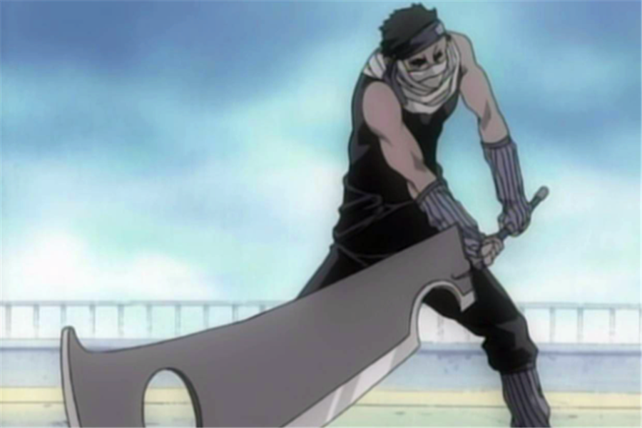 桃地再不斩在动画剧情中,木叶中忍绿青葵教唆学生森乃伊达,偷取了禁忌