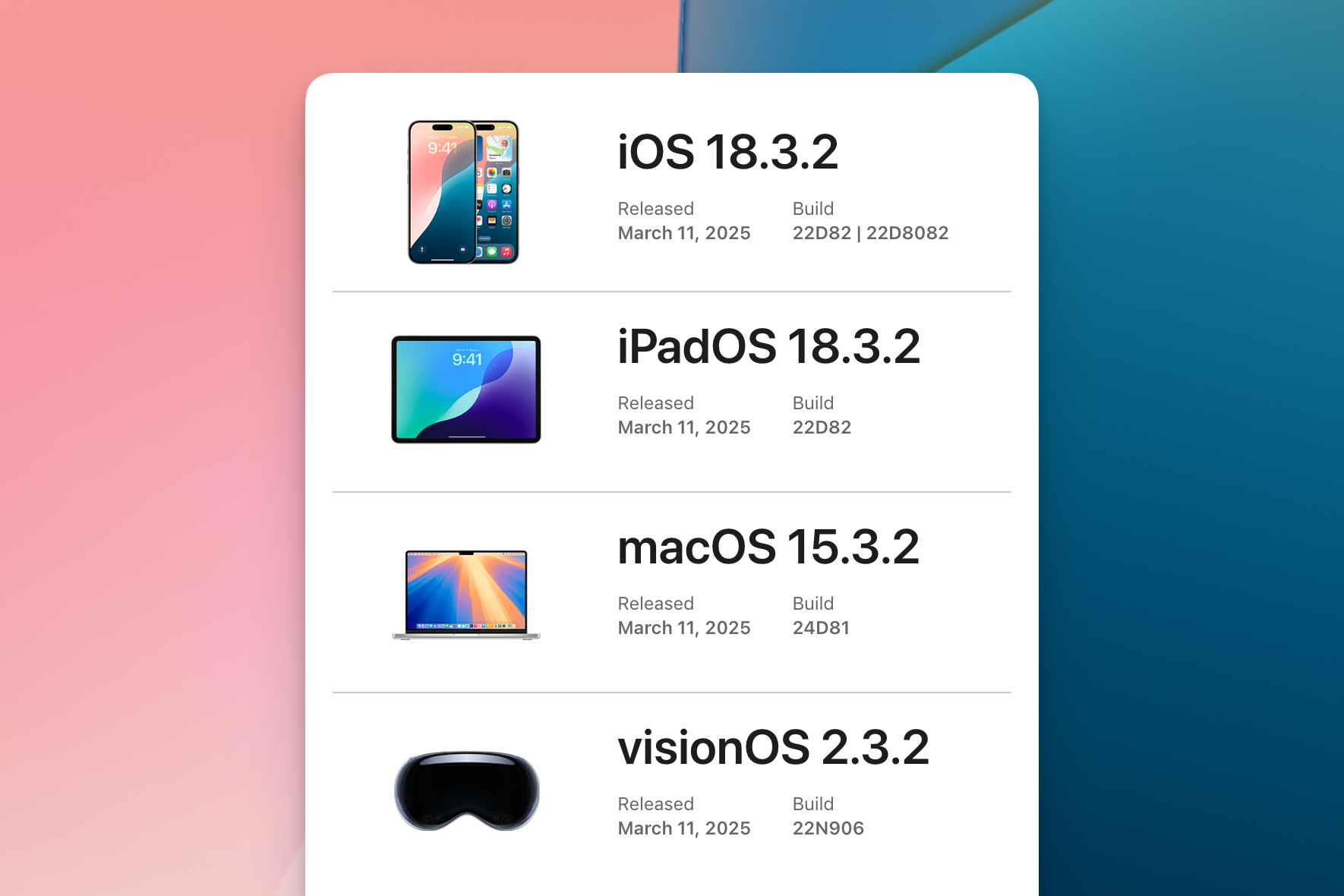 iOS 18.3.2正式版推送！苹果修复一项严重漏洞-腾讯新闻