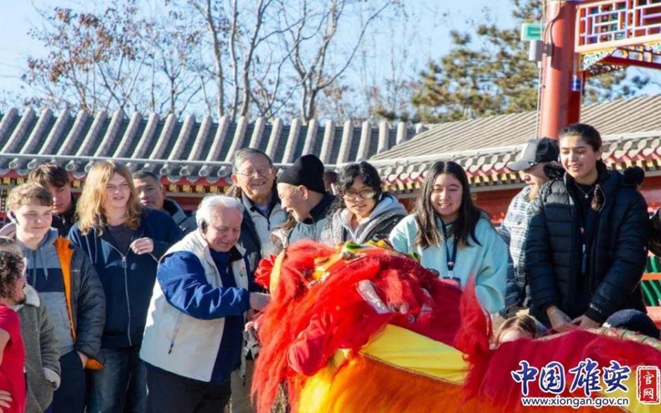 美国艾奥瓦州青年学生代表团参访雄安新区