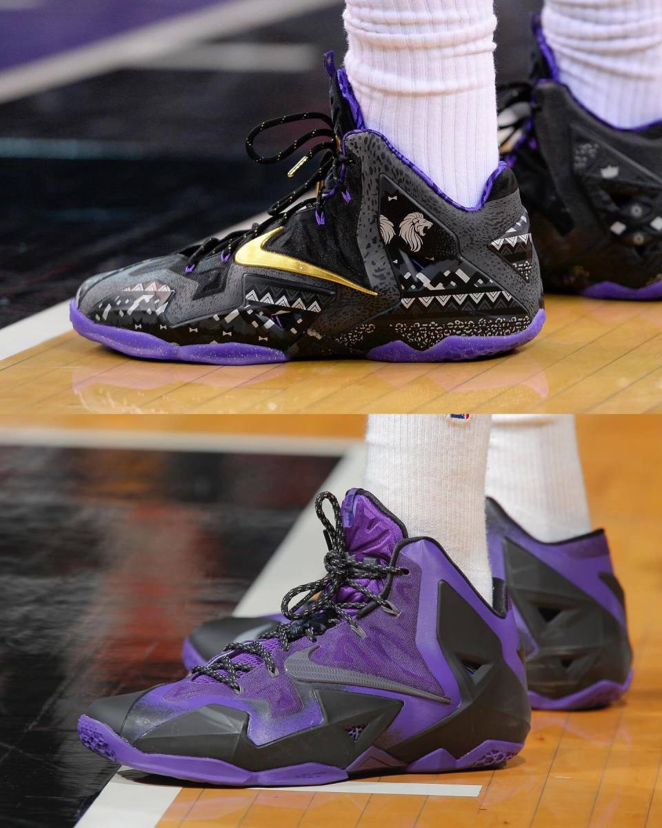 06机械感造型堪称一代经典!詹姆斯转发lbj11代战靴各种配色