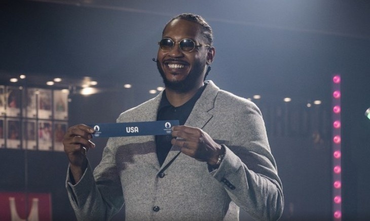 帅nba名宿卡梅隆安东尼担任奥运会男篮抽签嘉宾