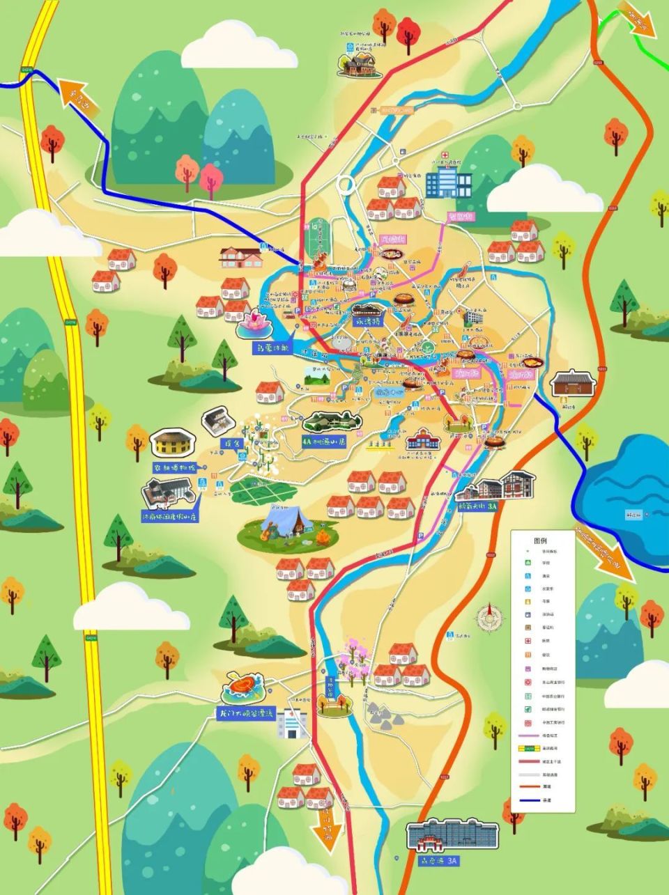 "五一"假期来沐川怎么玩,这份旅游地图请收好.乌蒙山下,林竹繁茂,山