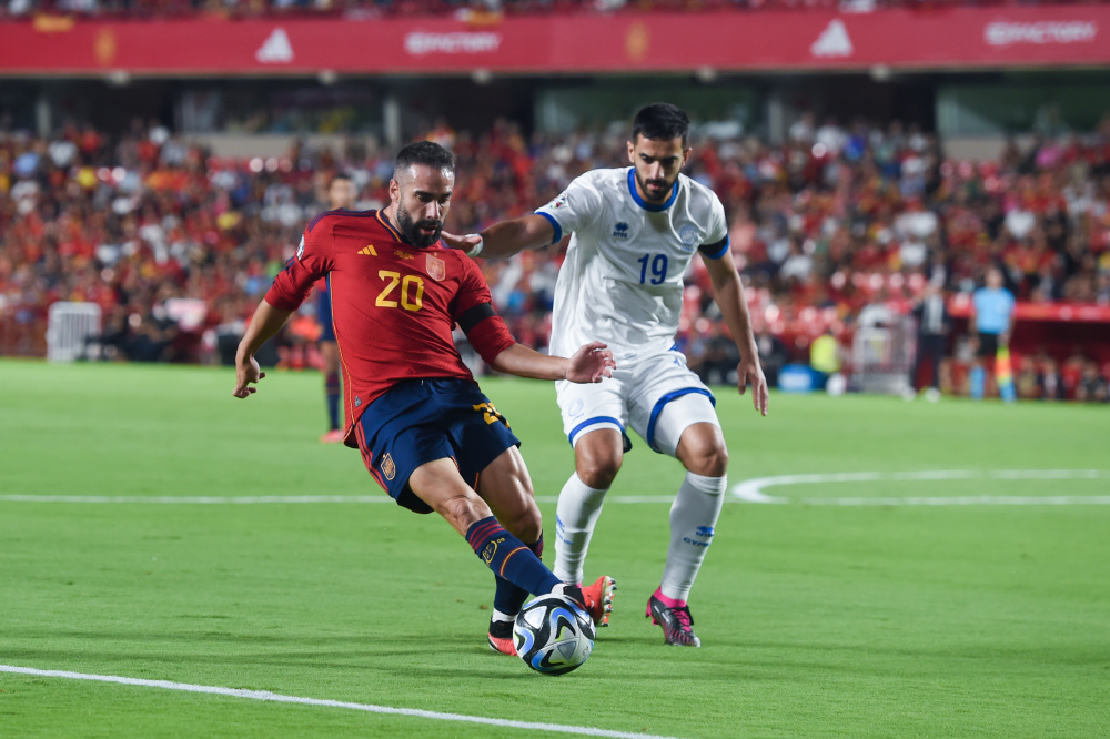 足球欧锦赛预选赛西班牙胜塞浦路斯