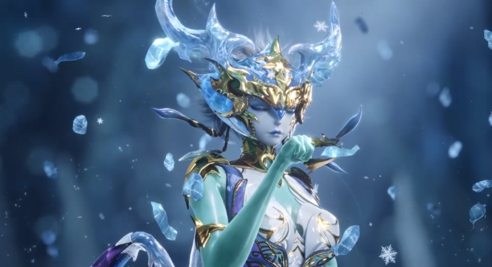 斗罗:冰帝的形象让人一言难尽,头饰毫无美感可言,亮点在尾巴_腾讯新闻