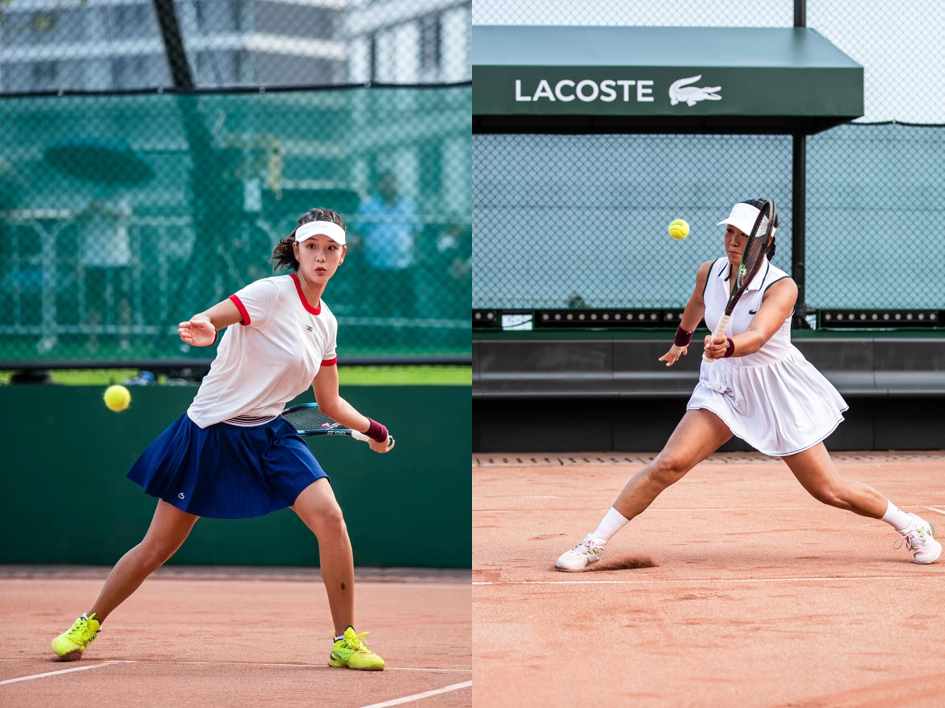 与此同时,在中国首片海边红土球场 clay colosseum 上,网球爱好者们