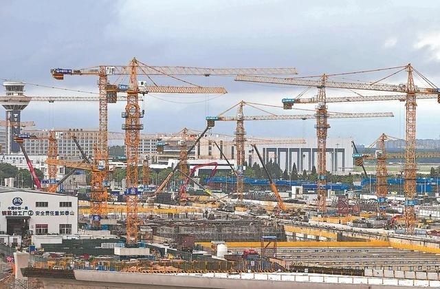 福州长乐国际机场二期扩建工程加紧施工_腾讯新闻