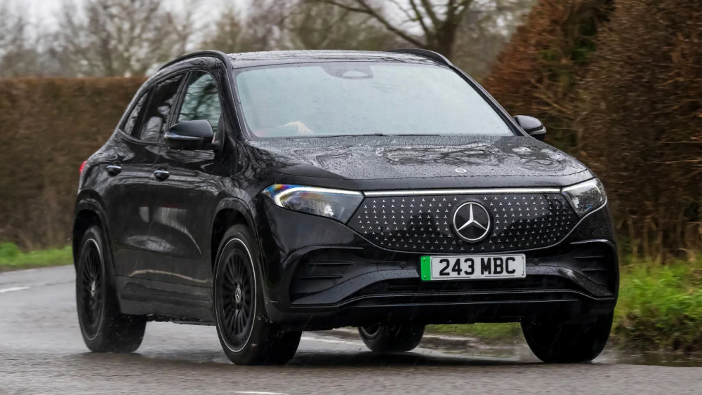 外观细节微小改动,新款奔驰eqa实车图发布_腾讯新闻