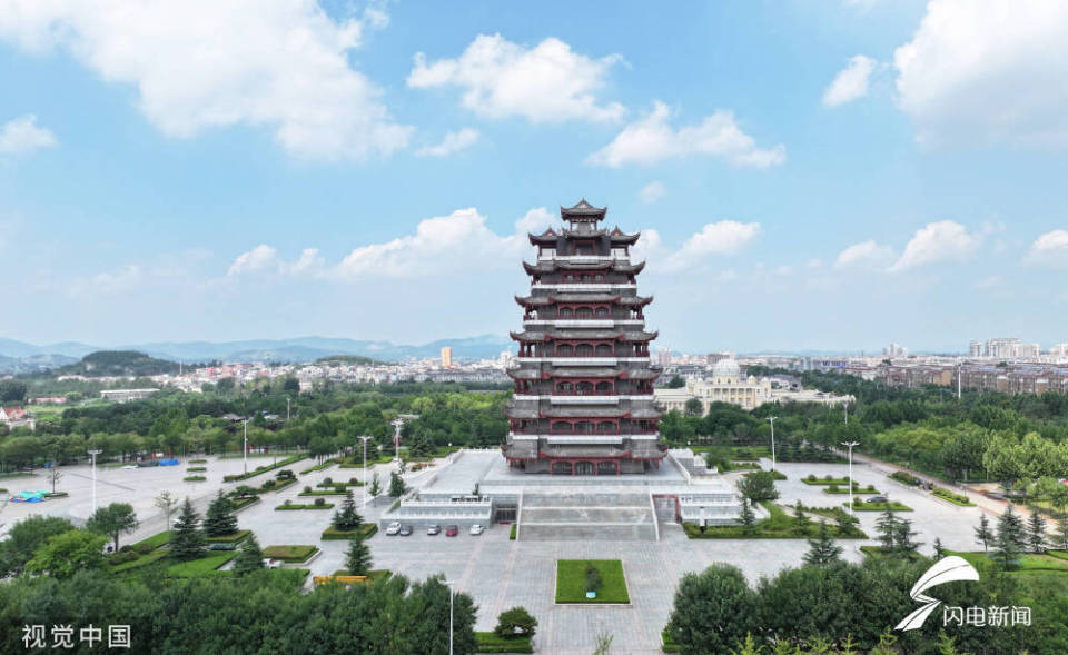 山亭美景之枣庄"山水云阁"