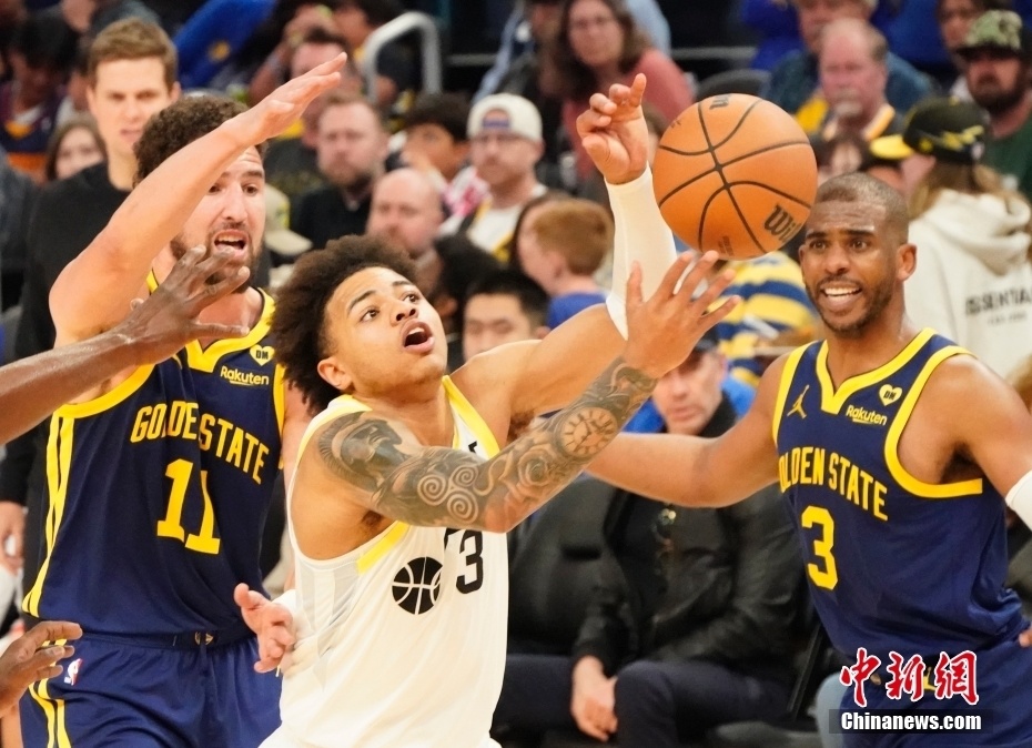 nba常规赛勇士胜爵士