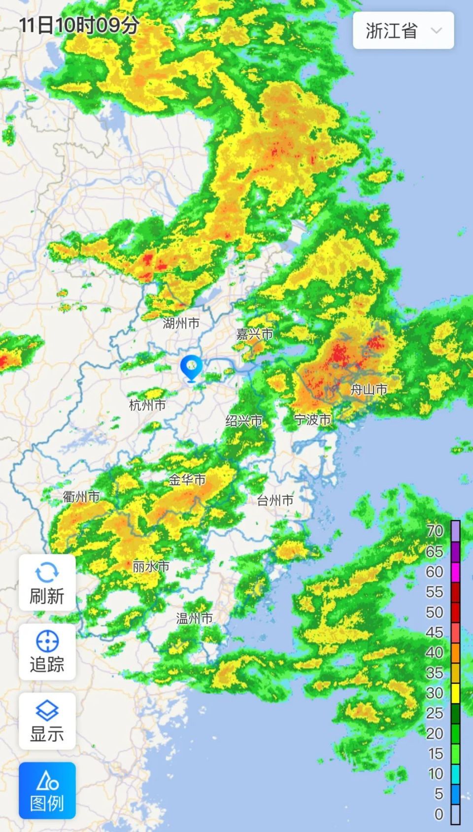 雨要下一整天!接下来的舟山天气这样变