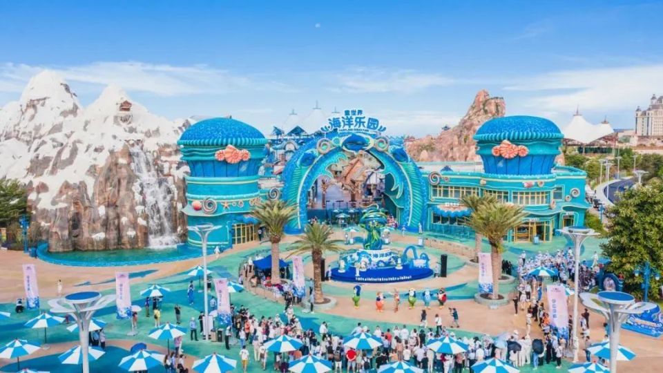 在海洋乐园看各类萌宠表演来到儋州海花岛旅游度假区美美的儋州苏小坡