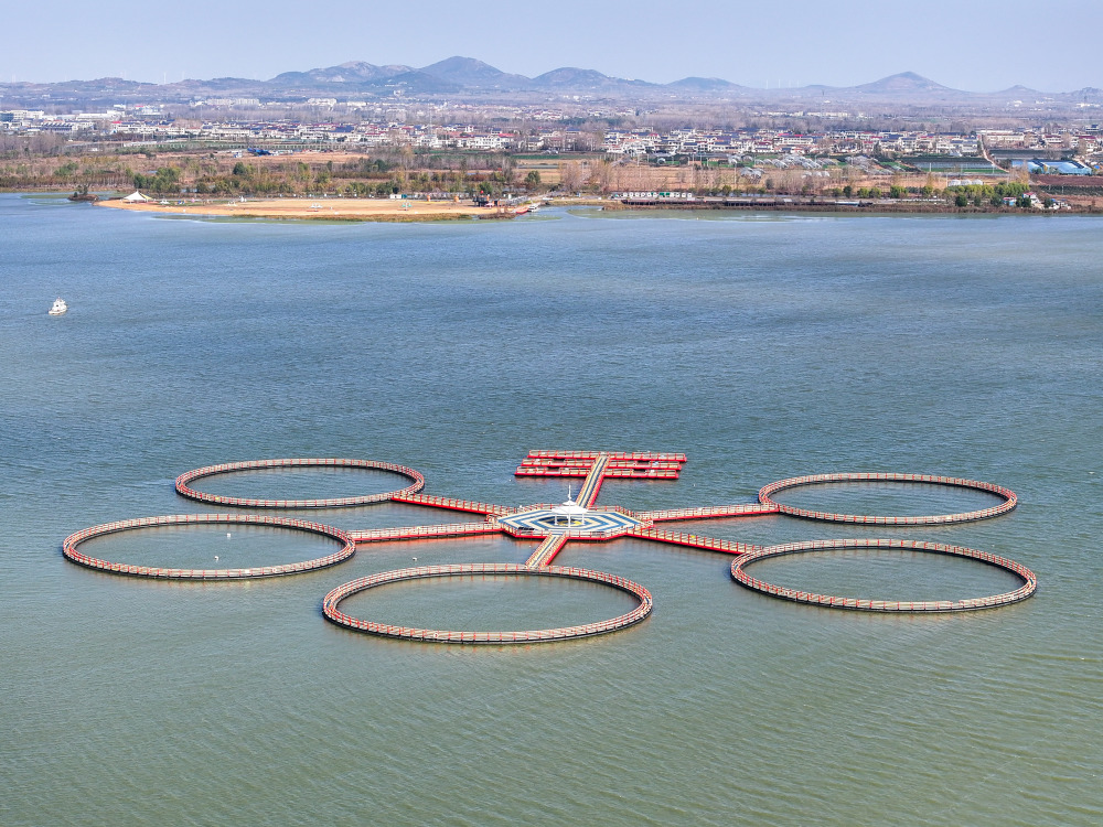 江苏连云港石梁河水库绘幸福河湖新画卷