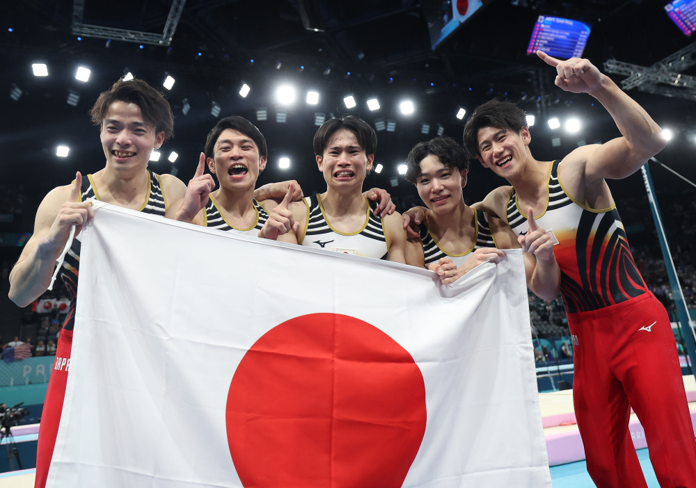 巴黎奥运会丨体操——日本队夺得男子团体冠军(2)