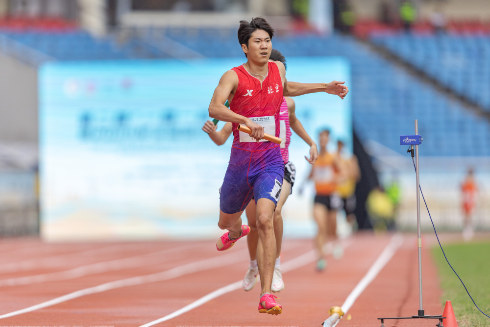 田径——全国田径大奖赛第五站:男子4x400米接力决赛赛况