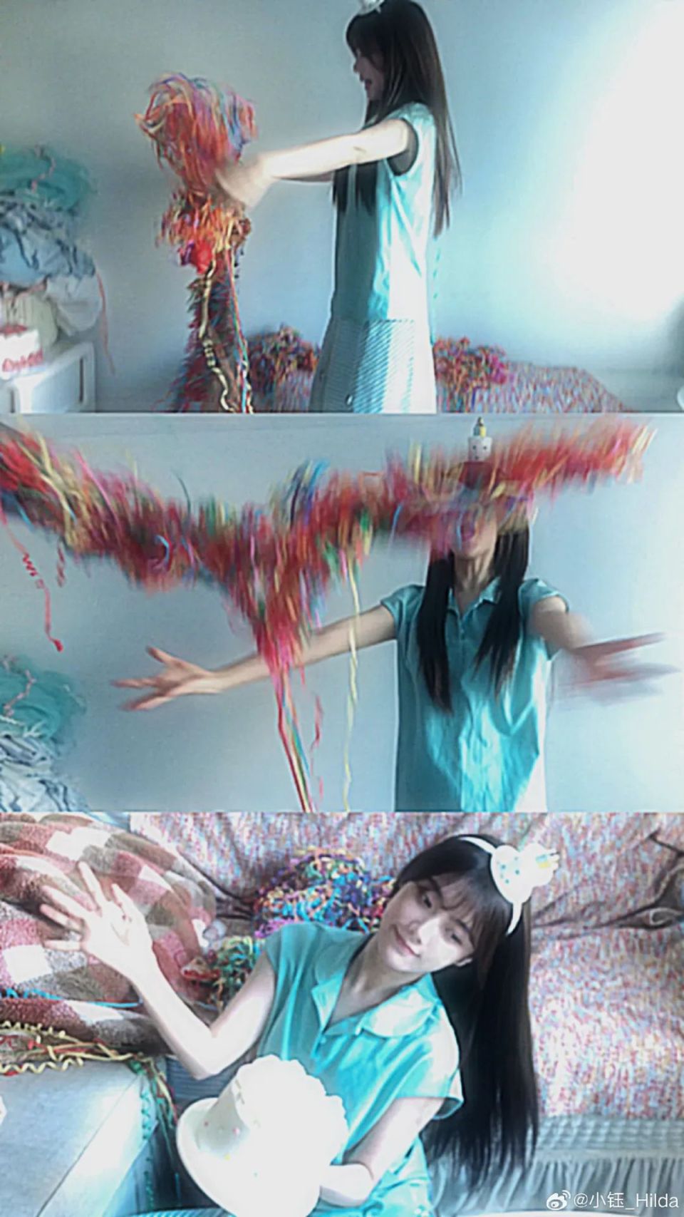 【lpl老婆】小钰生日照,吃蛋糕太可爱了_腾讯新闻