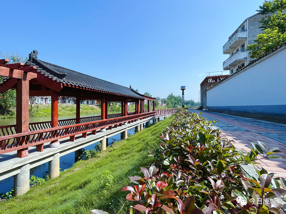 应城黄滩镇临江口村人居环境大提升美丽村庄入画来