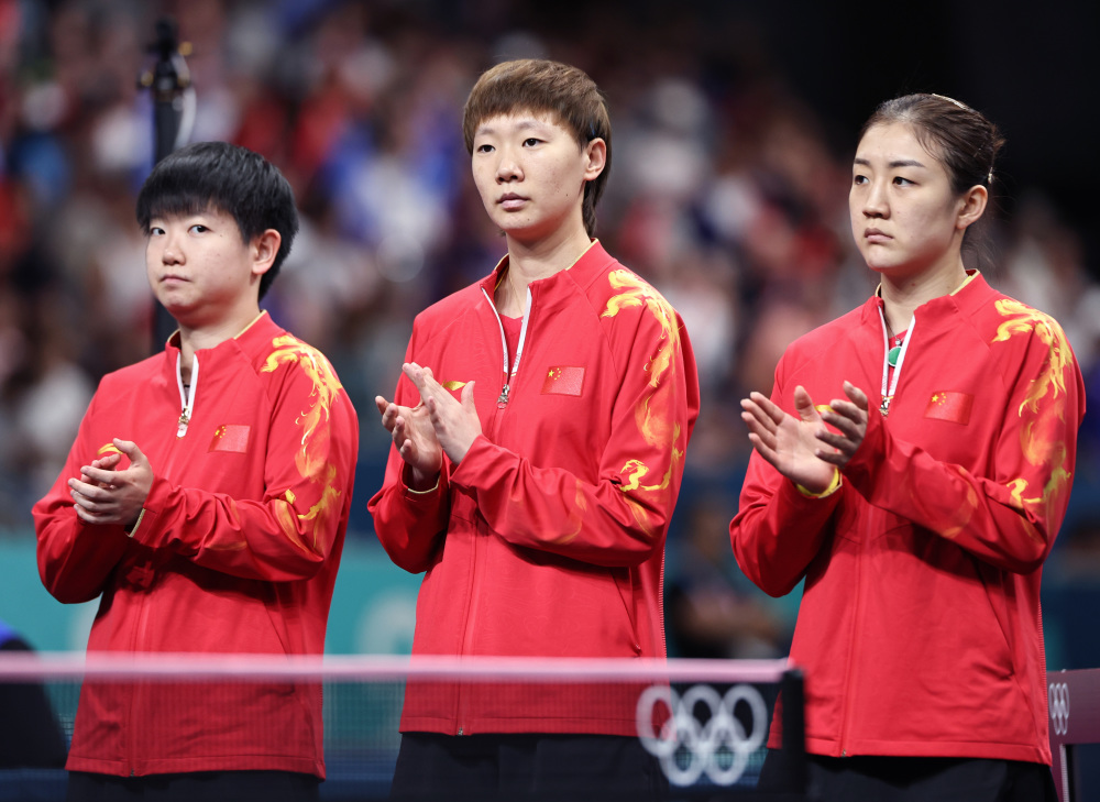 巴黎奥运会丨乒乓球——女团:中国队晋级半决赛(2)