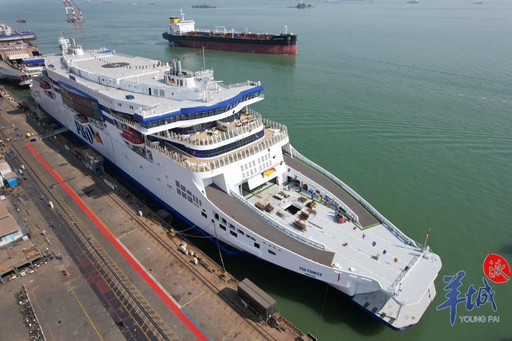 图集 视频|全球首艘大容量电池混动双头豪华客滚船即将起航