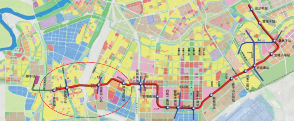 瀋陽三條地鐵一批車站落定國際屯的春天不遠了