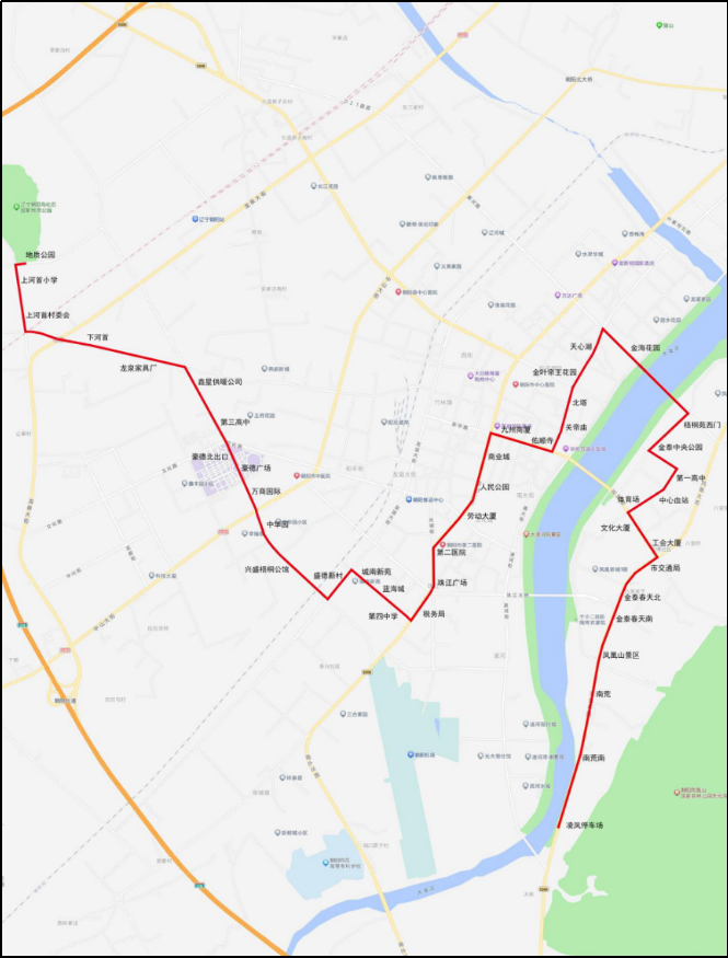 朝阳最新公交线路图!(抓紧收藏)