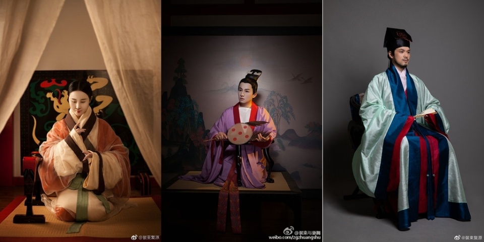 装束复原小组池文汇：复兴路上，中华原生的服饰艺术是强大的价值和力量_腾讯新闻