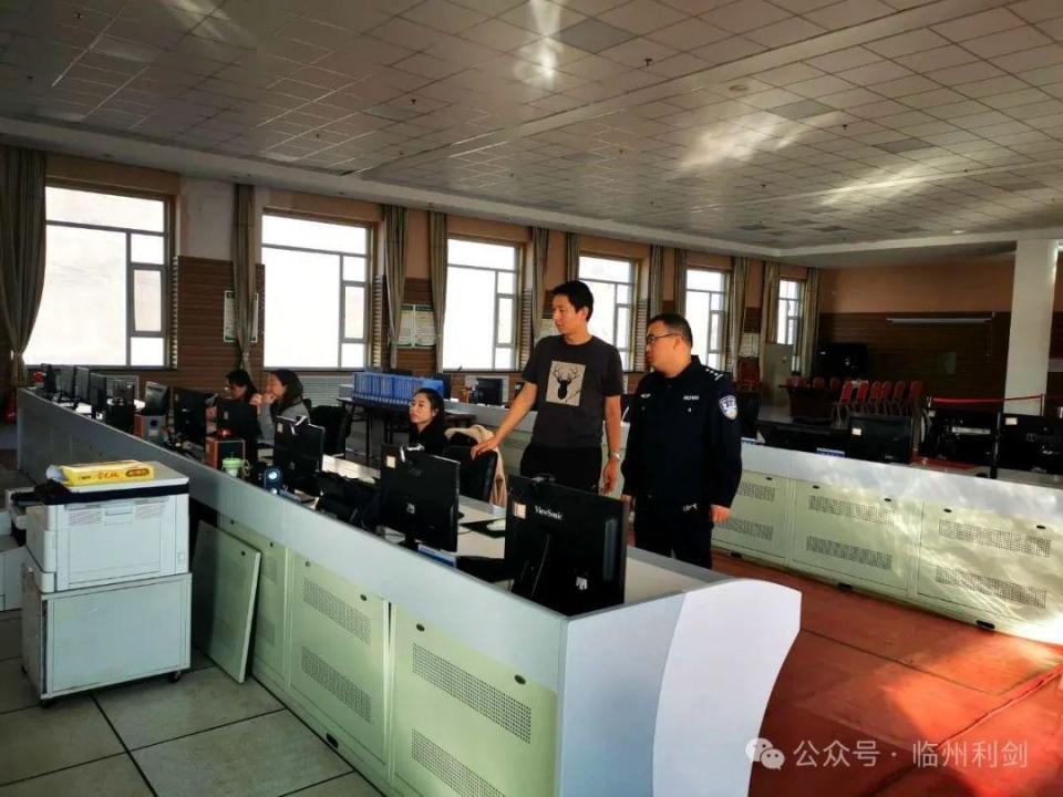 临县公安局网安大队开展网络安全大检查