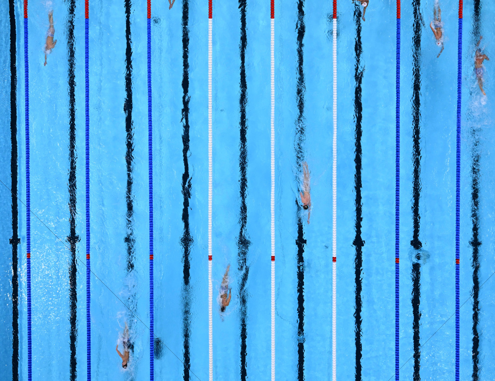 巴黎奥运会丨游泳——男子1500米自由泳决赛赛况(3)