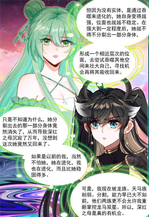 终极斗罗龙天养被分割成神识和本体深红之母是半步神王
