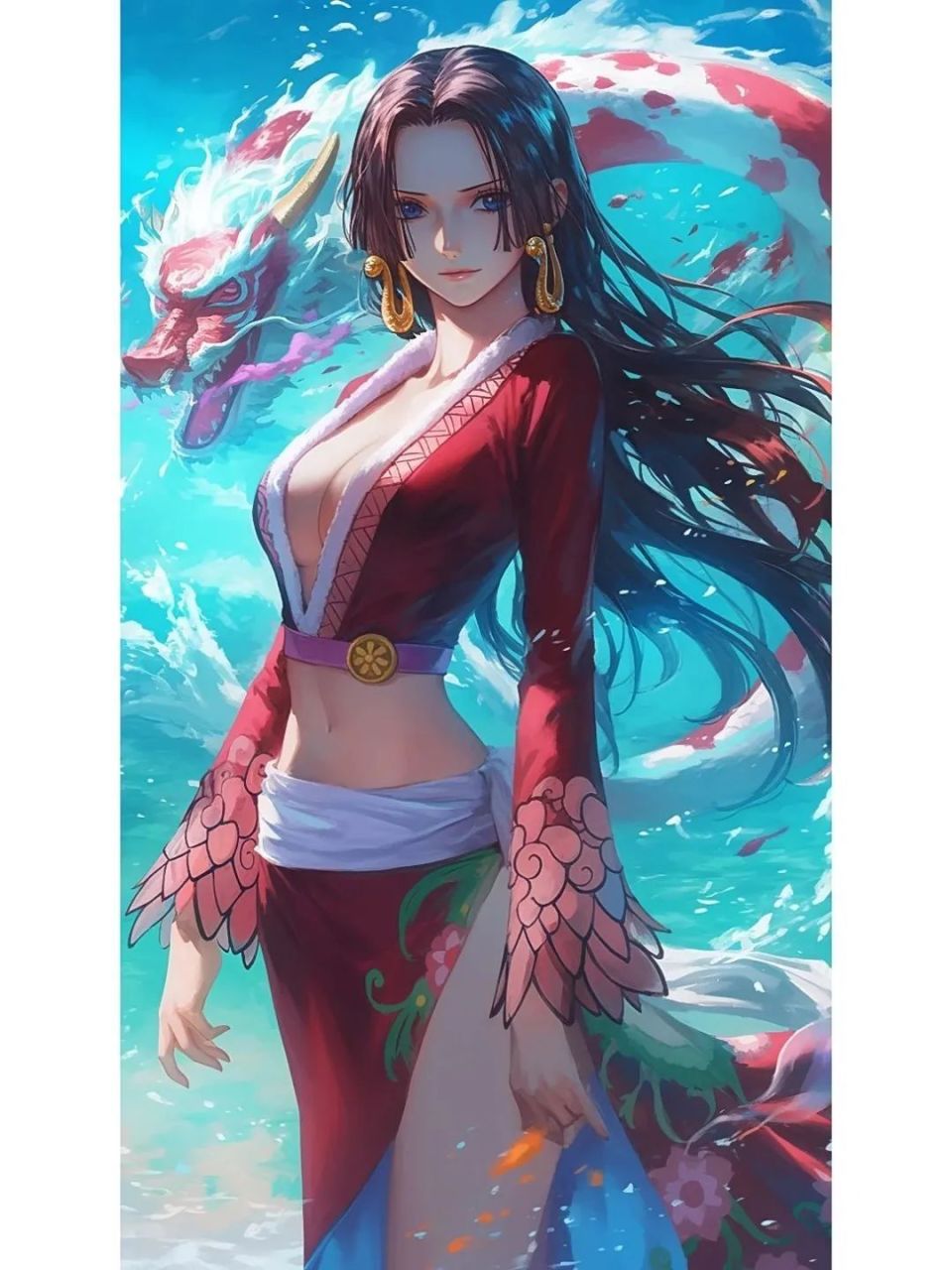 海贼王,旗袍汉库克,性感身材和大长腿太美了