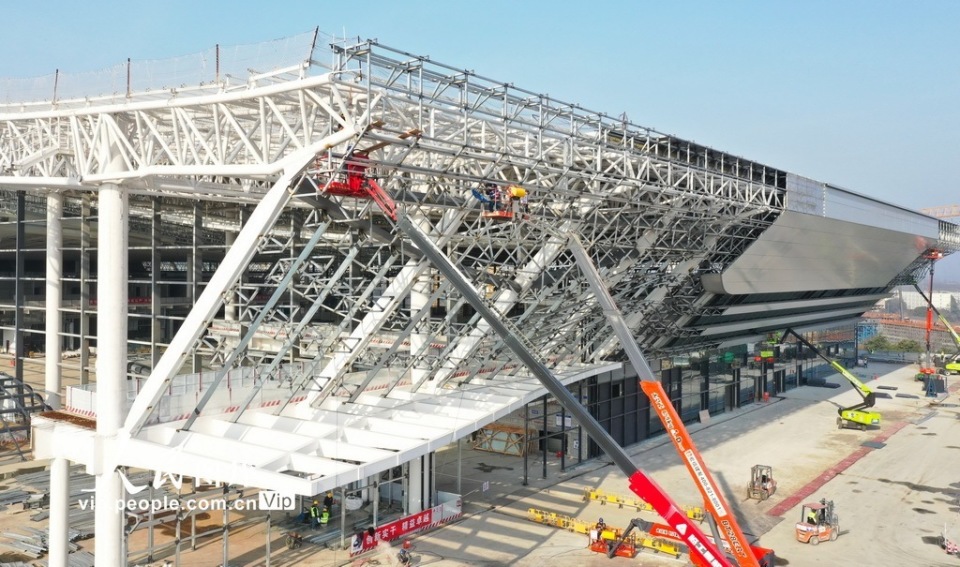 安徽新合肥西站项目建设如火如荼