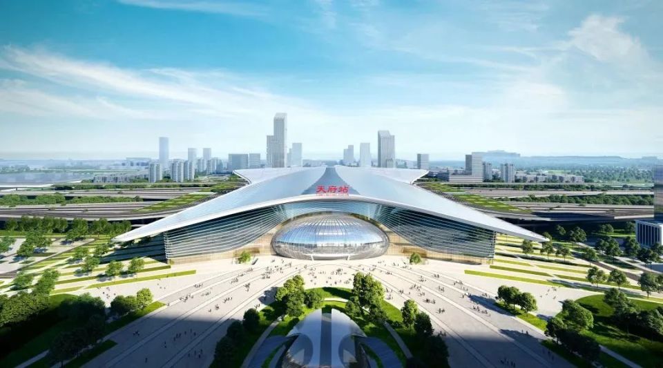 天府高铁站进展来了_腾讯新闻