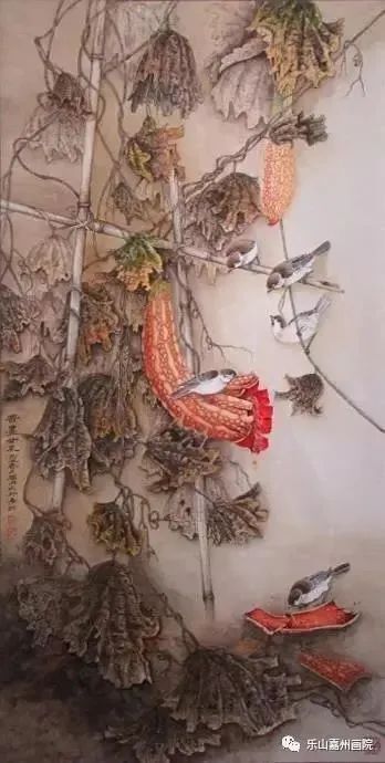 乐山绘画起于东汉,以岩雕为发轫,以剪纸,年画,房雕为支撑,近百年来