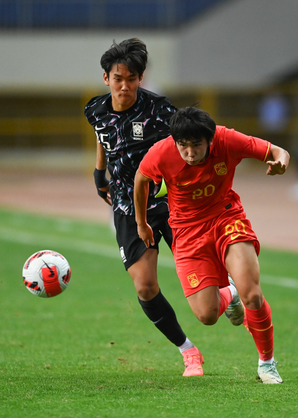 国际足球邀请赛:中国u19战胜韩国u19