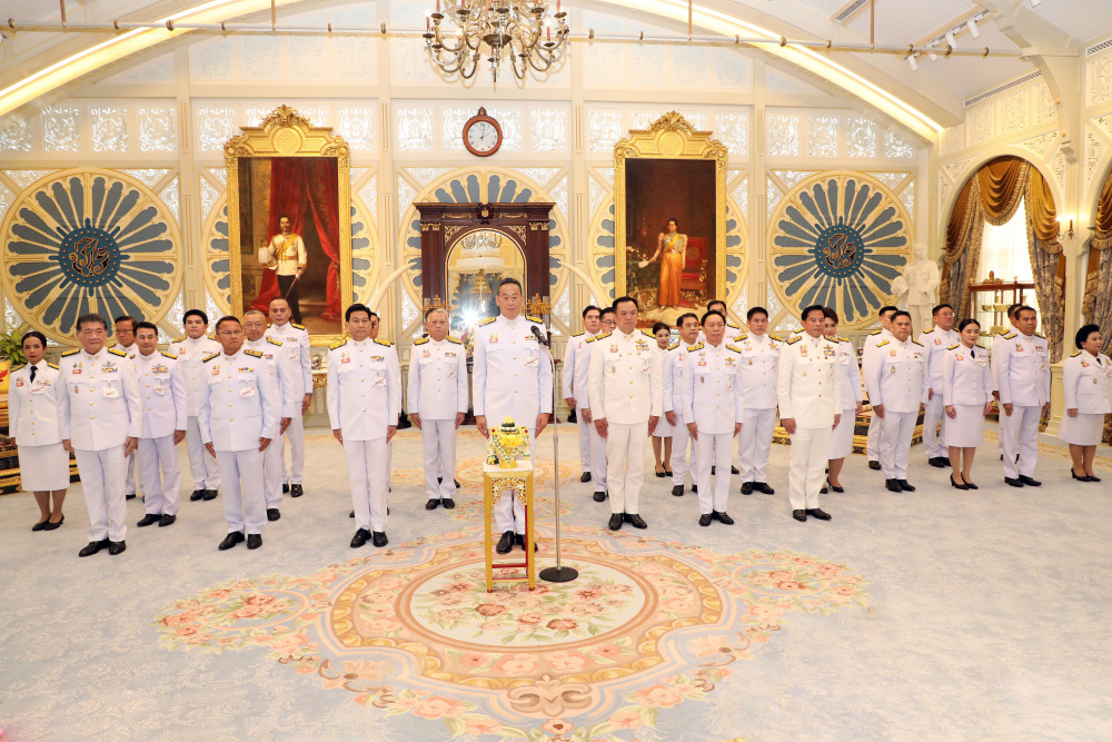 泰国新一届内阁宣誓就职-腾讯新闻