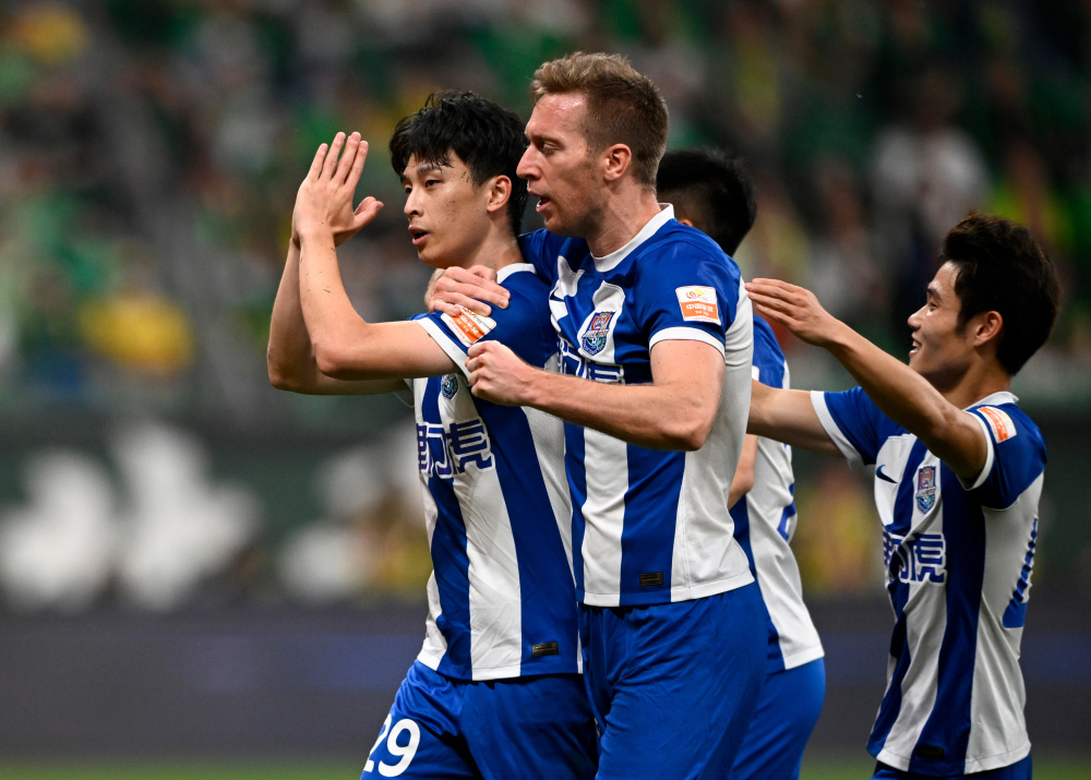 体育足球中超北京国安战平天津津门虎7