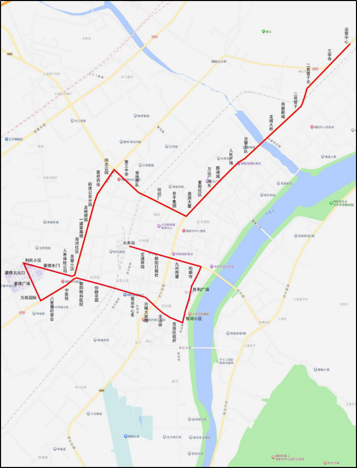 朝阳最新公交线路图!(抓紧收藏)