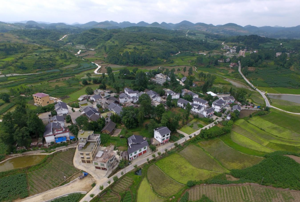 炎炎夏日,走进息烽县石硐镇前丰村,一进村口,错落有致的黑瓦白墙民房