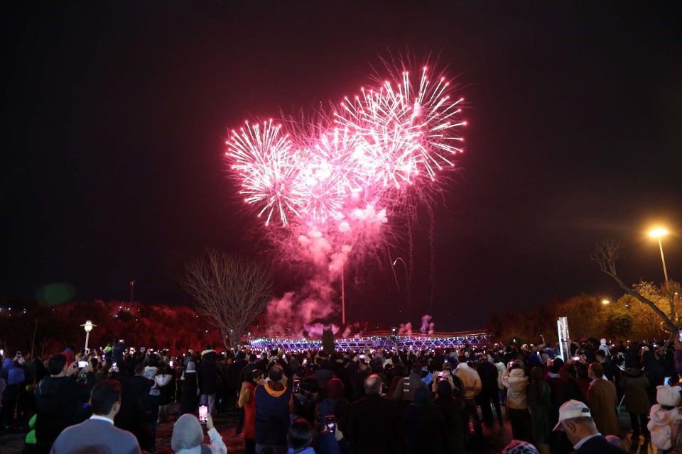 一周看天下丨伊朗:焰火迎新年