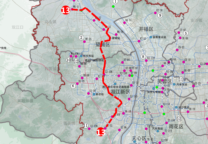 长沙地铁1号线北延线图片