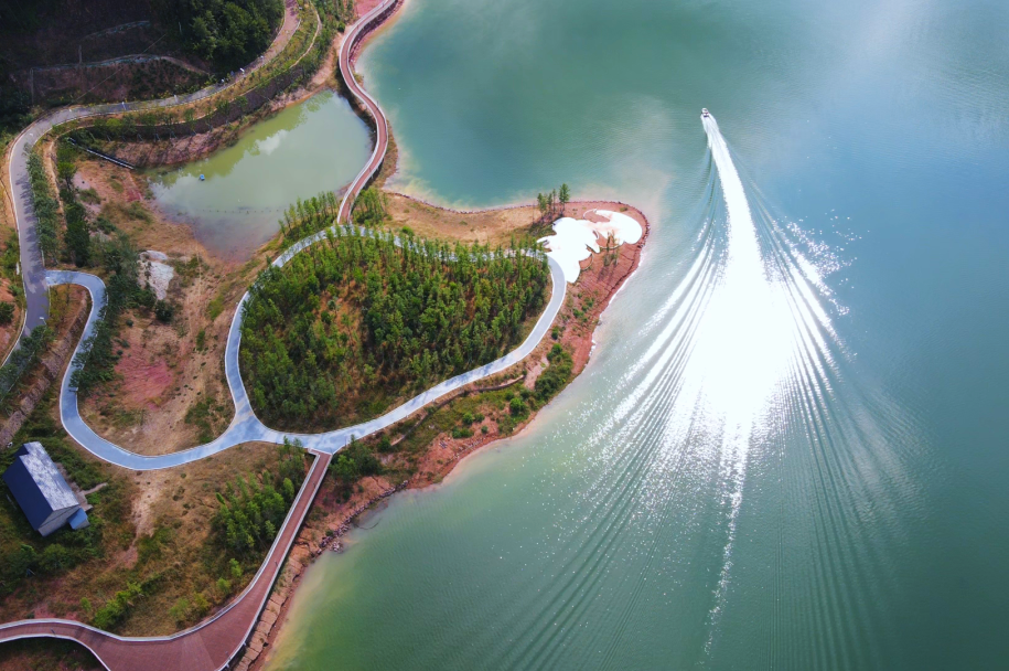超city!遂昌"天工之城"核心区——湖山