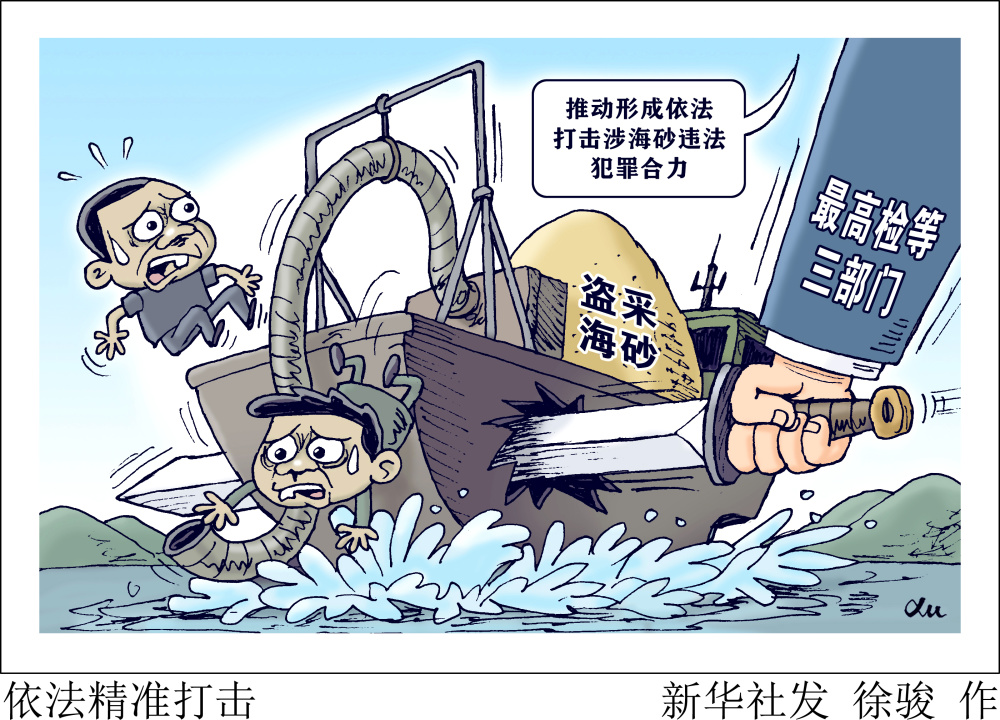 图表漫画法治依法精准打击