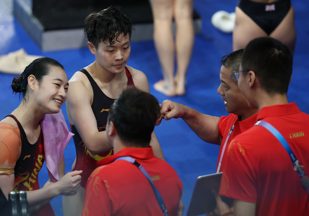 巴黎奥运会 | 跳水——女子双人3米板赛况(2)