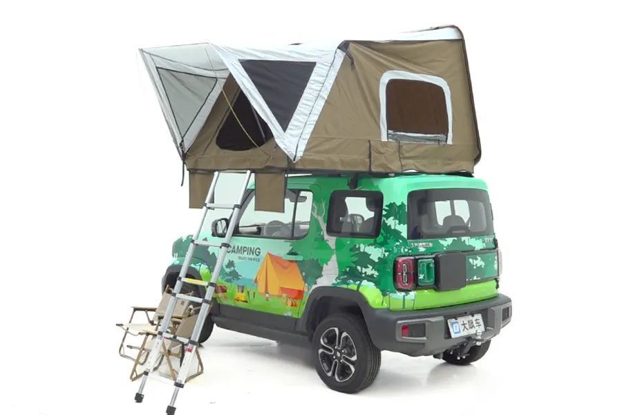 宝骏悦也:小电动拖大房车,野外变成游乐场!-腾讯新闻